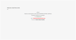 Desktop Screenshot of centreculturalcastalia.org