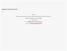 Tablet Screenshot of centreculturalcastalia.org